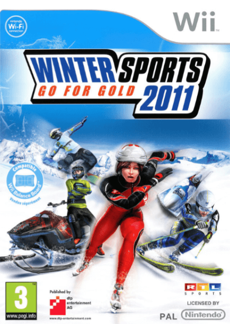 Winter Sports 2011: Go for Gold box art for Wii